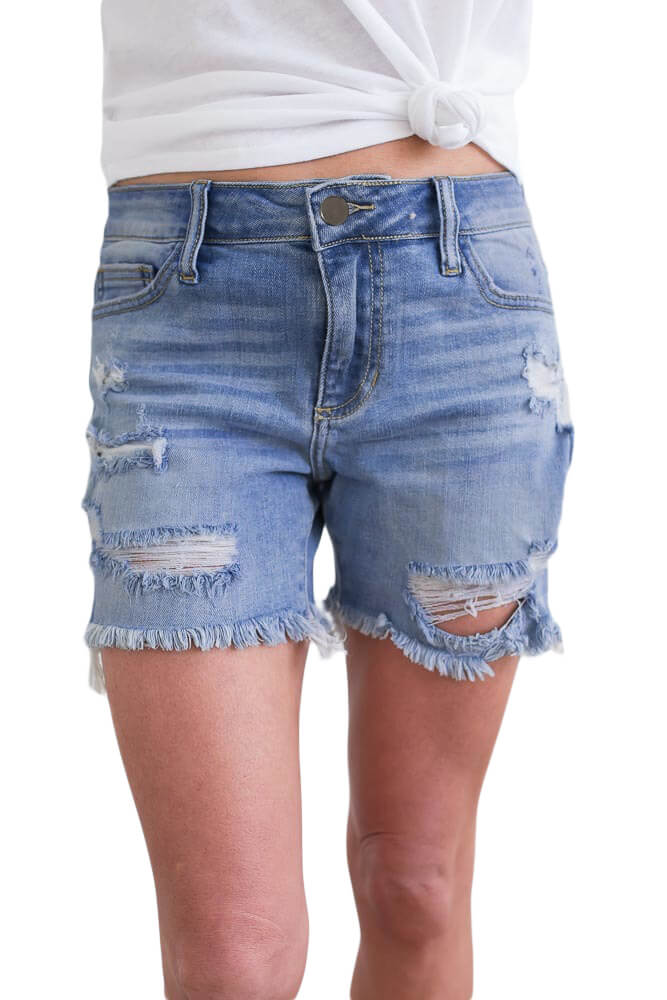 cheap distressed shorts