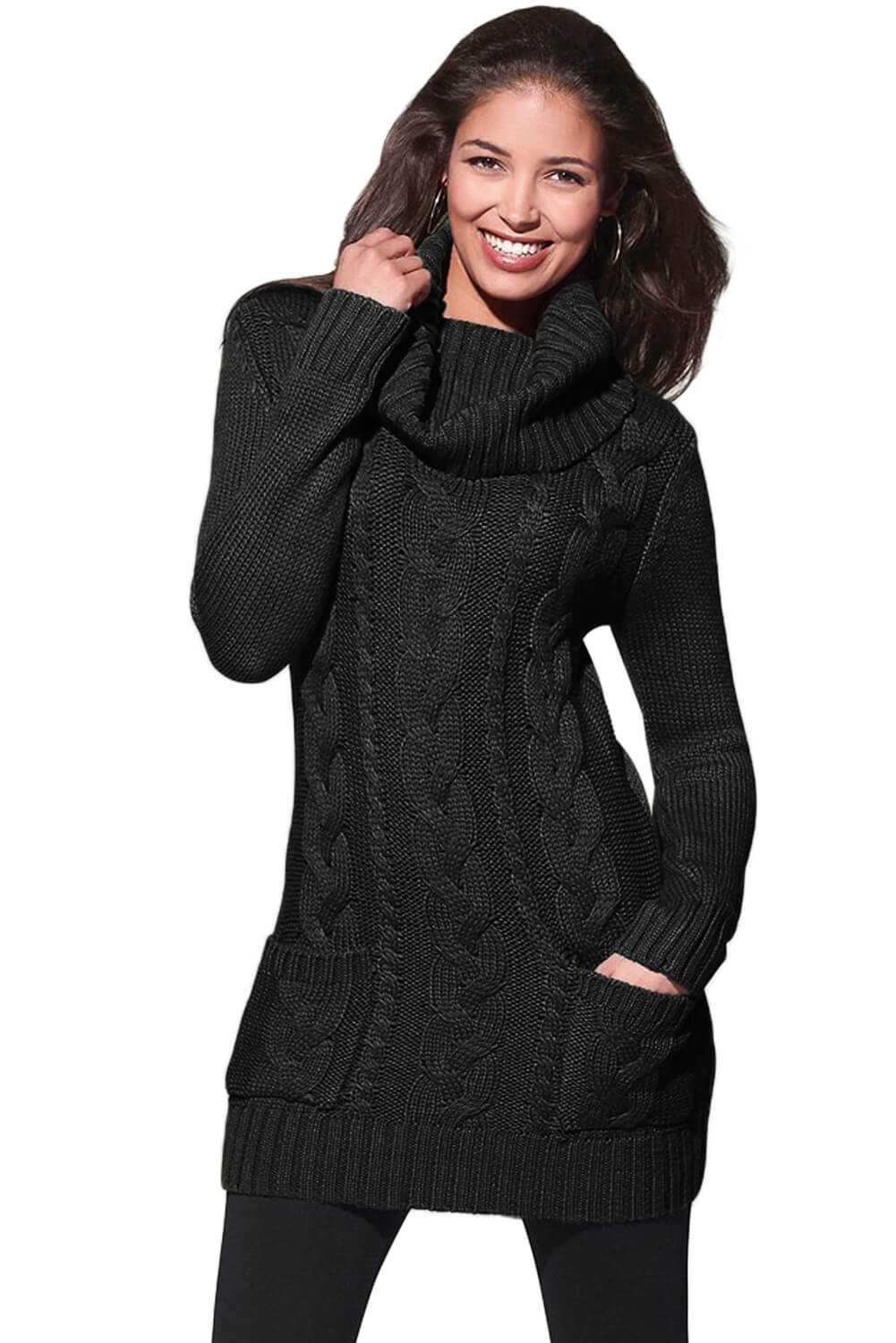 cowl neck outfit
