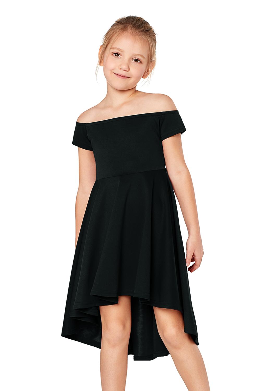 cheap black skater dress