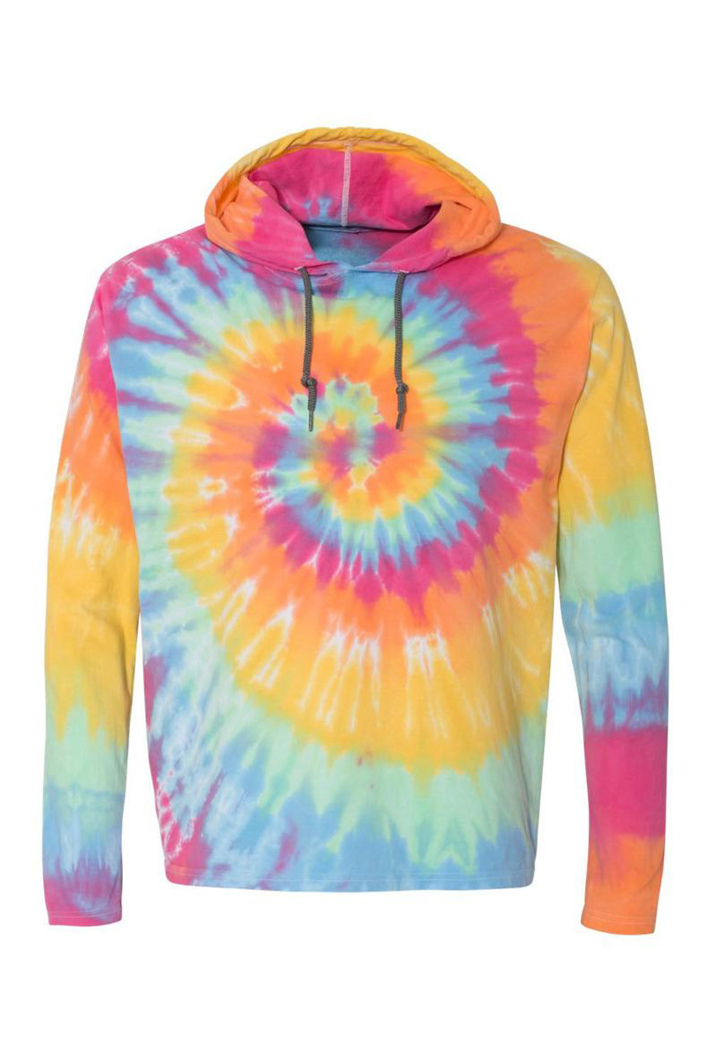 Wholesale Push it production, Cheap Yellow Tie-dye Casual Hoodie Online