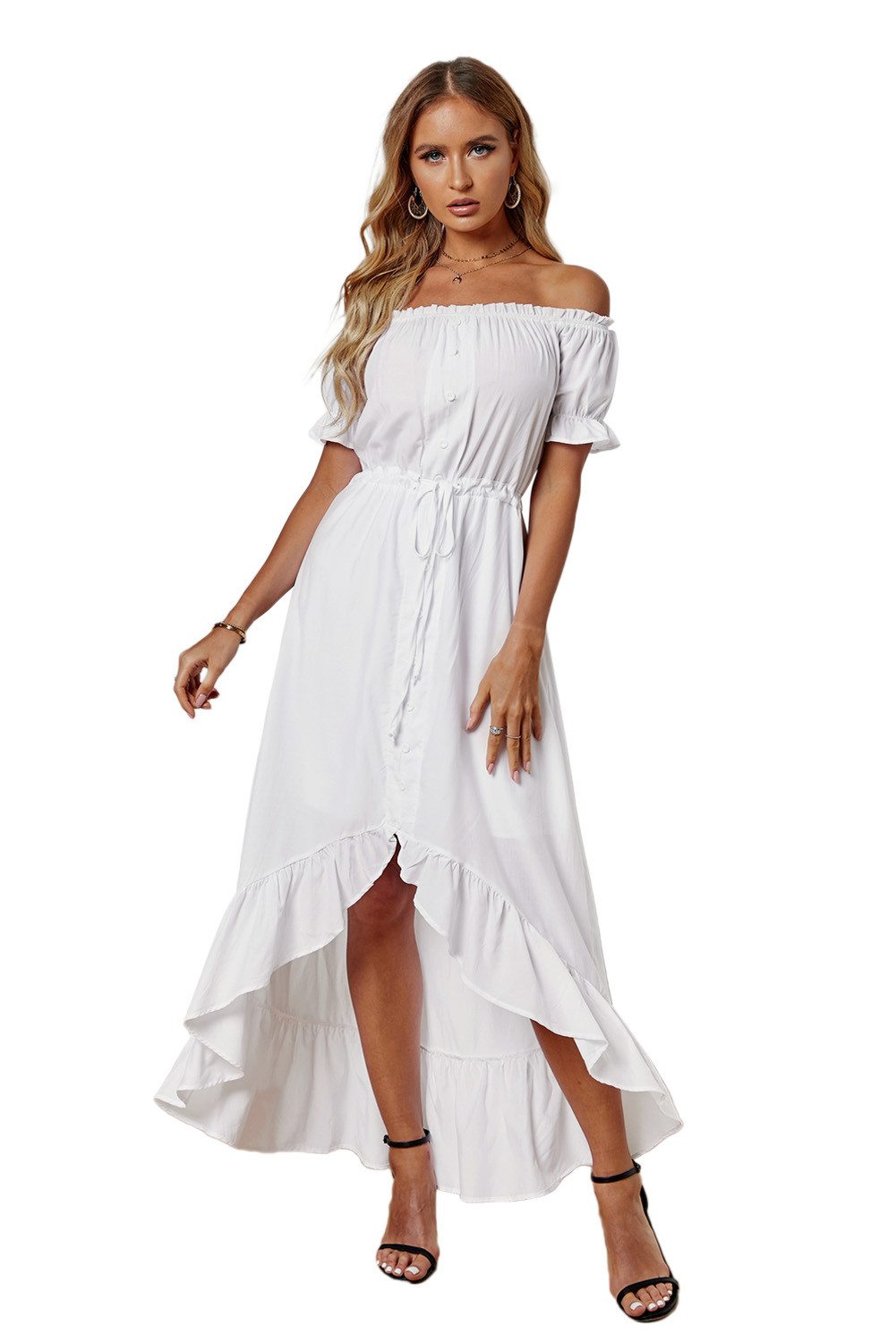 casual high low maxi dress