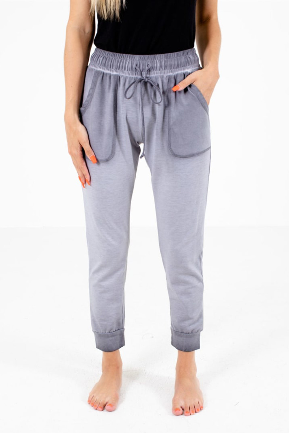 US$6.98 Gray Lazy Day Lounge Pants Wholesale Online