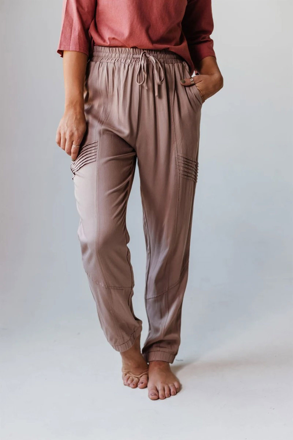 cinched joggers