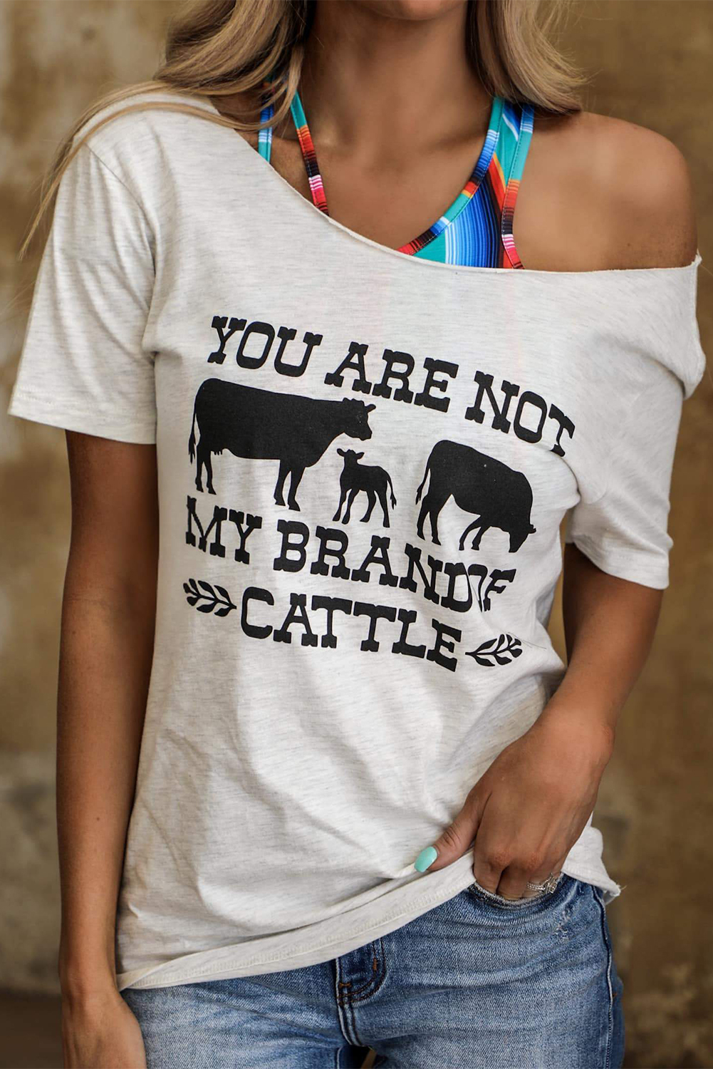 Wholesale Pre Order Tops, Cheap Not My Brand Of Cattle Tee Online