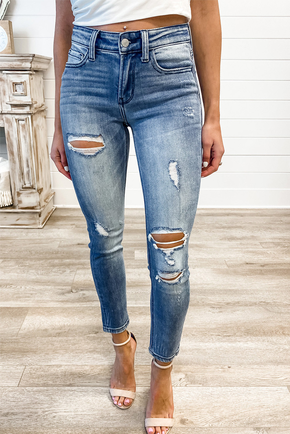 Wholesale Other Category, Cheap Distressed Ankle Skinny Jeans Online