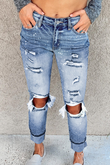 light blue jeans straight leg