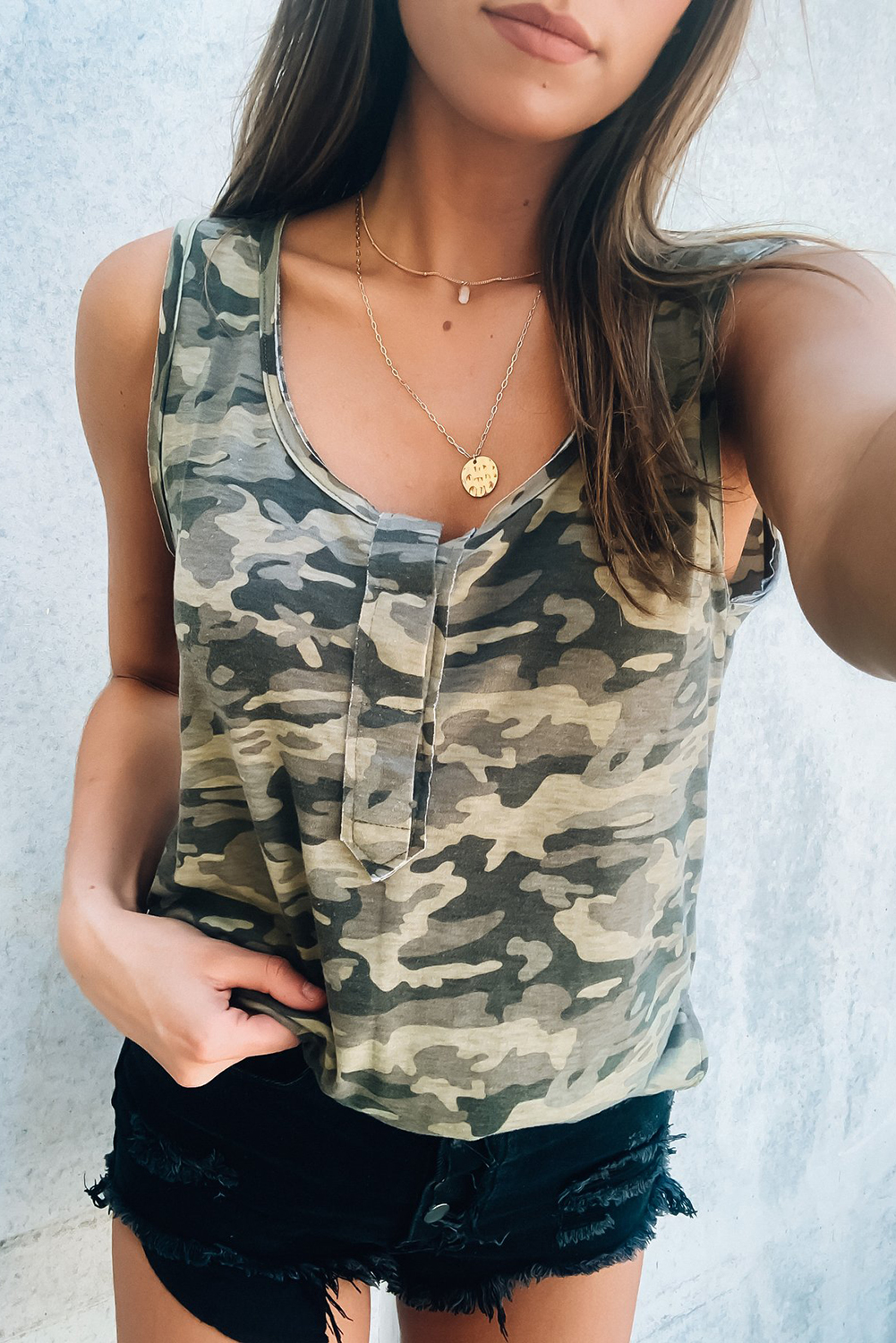Wholesale Other Category, Cheap Camo Print Tank Top Online