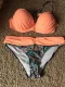 Sexy Pink Padded Gather Push-up Bikini Set